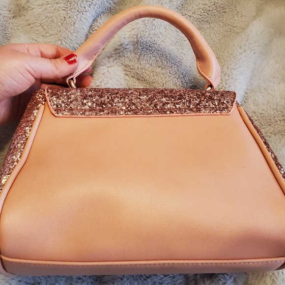 NWOT Glitter Bag with  Optional Crossbody Strap - Picture 2 of 5